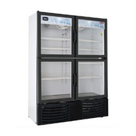 REFRIGERADOR VERTICAL EXHIBIDOR 4 PUERTAS 42 PIES VRD42-4P de