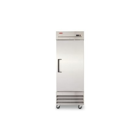 REFRIGERADOR VERTICAL PUERTA SÓLIDA 23 PIES ACERO INOXIDABLE  RVSA-23UI