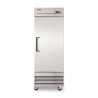 REFRIGERADOR VERTICAL PUERTA SÓLIDA 23 PIES ACERO INOXIDABLE  RVSA-23UI