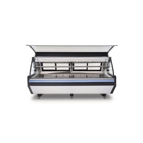 VITRINA CON UNIDAD REMOTA LINEA CARNICERA TEC250LIFT-INOX PREMIUM