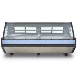 VITRINA EXHIBIDORA CARNICERA PREMIUM TEC250INOX