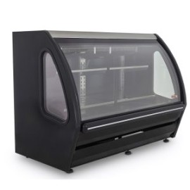 VITRINA EXHIBIDORA VIDRIO PLANO NEGRA DRD5-N