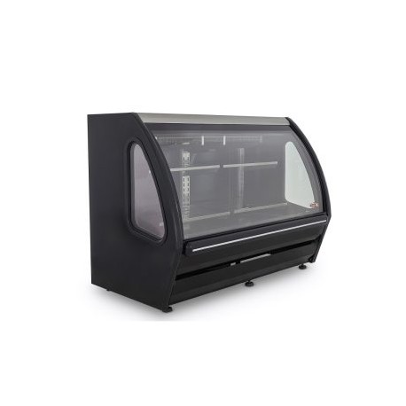 VITRINA EXHIBIDORA VIDRIO PLANO NEGRA DRD5-N