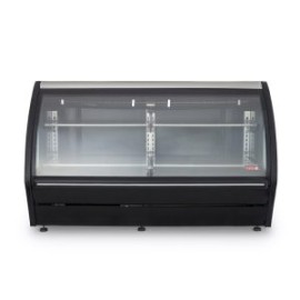 VITRINA EXHIBIDORA VIDRIO PLANO NEGRA DRD6-N