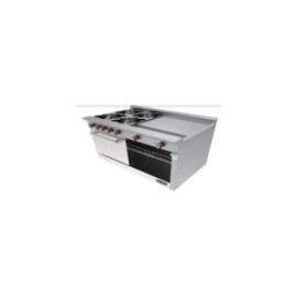 Estufa con 4 quemadores, horno y plancha de 2 pies CG-41 PD