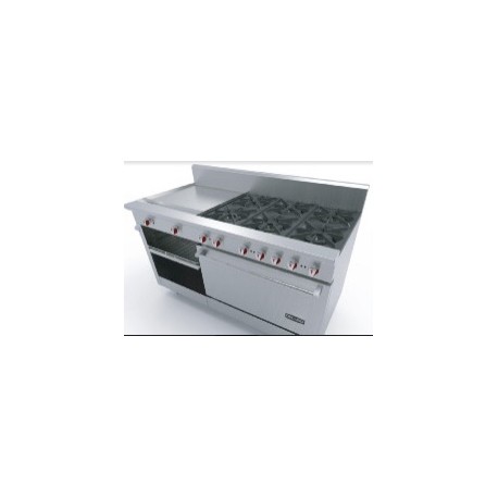 ESTUFA 6 QUEMADORES Y HORNO  CG-61PD